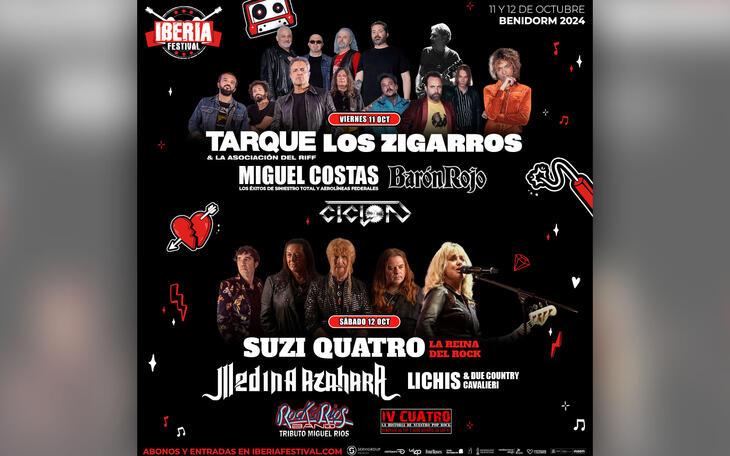 Una nueva edición del Iberia Festival trae a Benidorm a grandes clásicos del pop-rock nacional